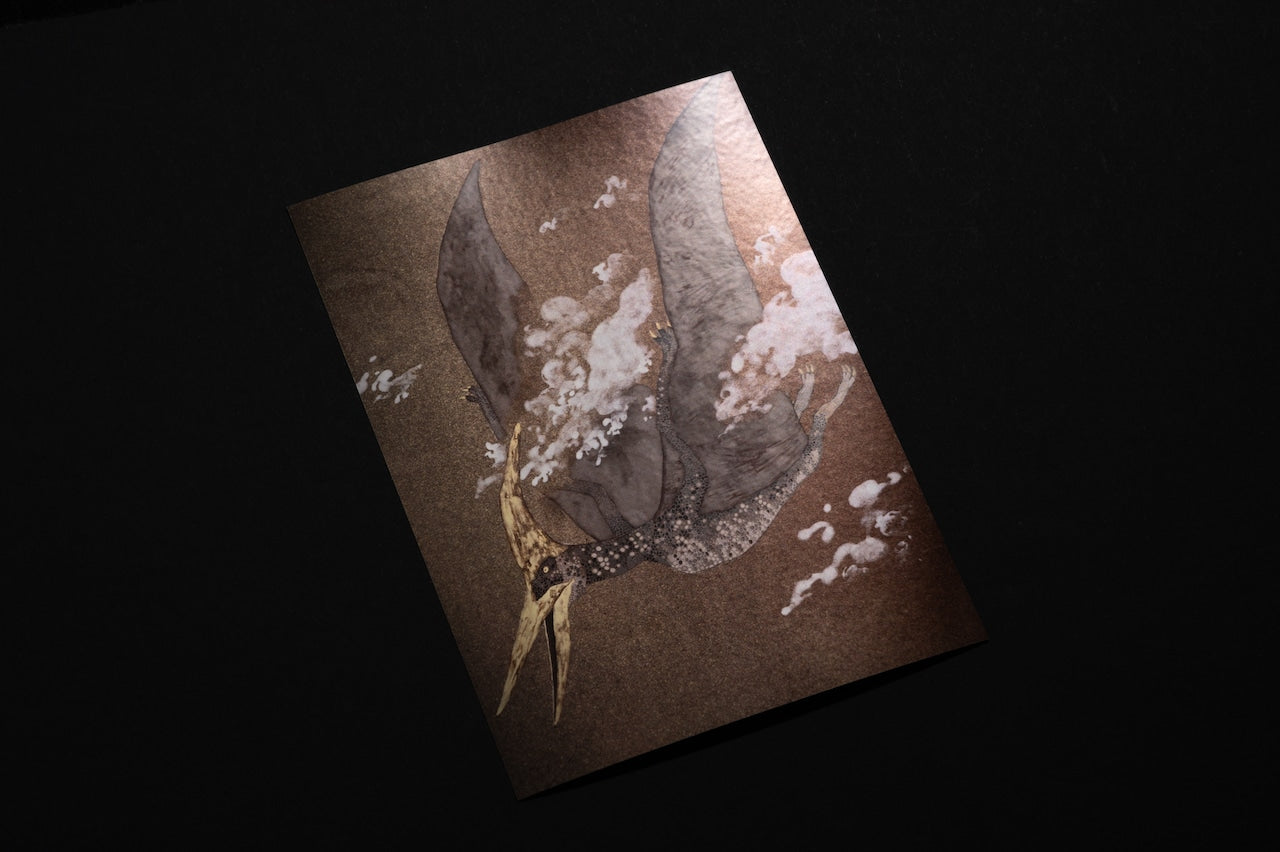 シルバーステッカー「暁天-プテラノドン-」