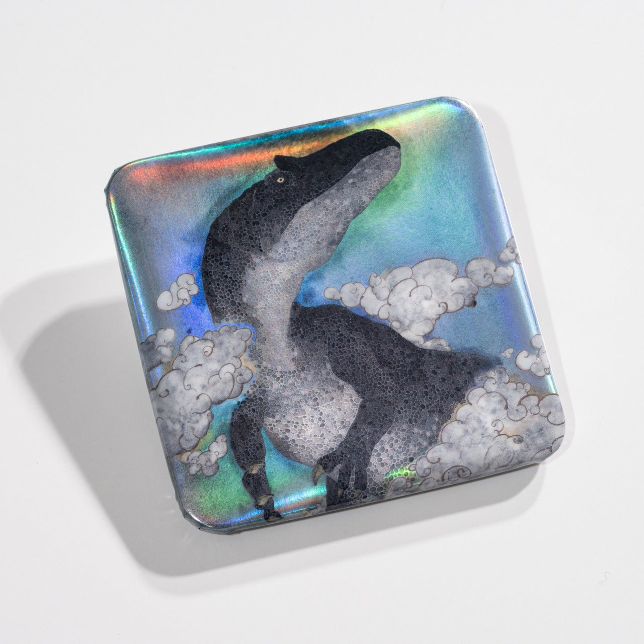 ホログラム缶バッジ「天衝-アロサウルス-」