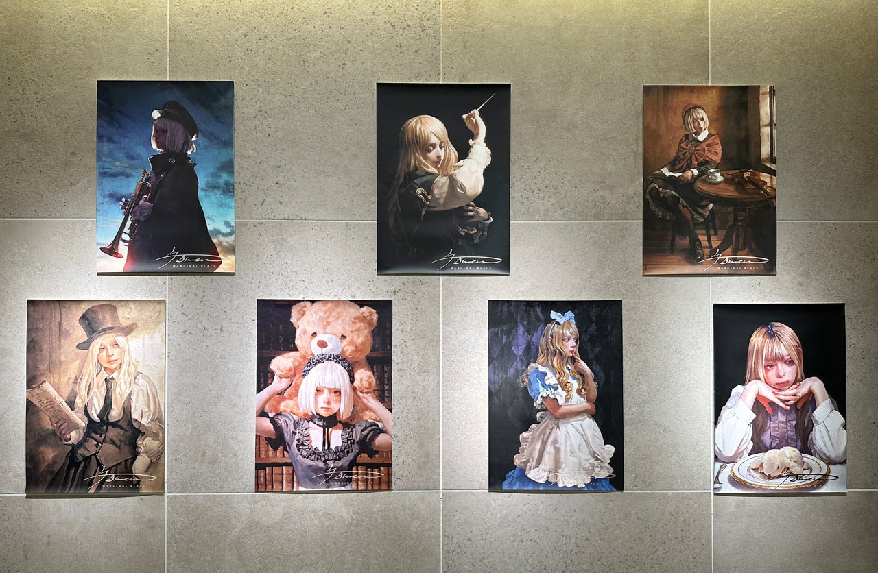 MARGINAL BLACK A3サイズ ポスター「solfege」