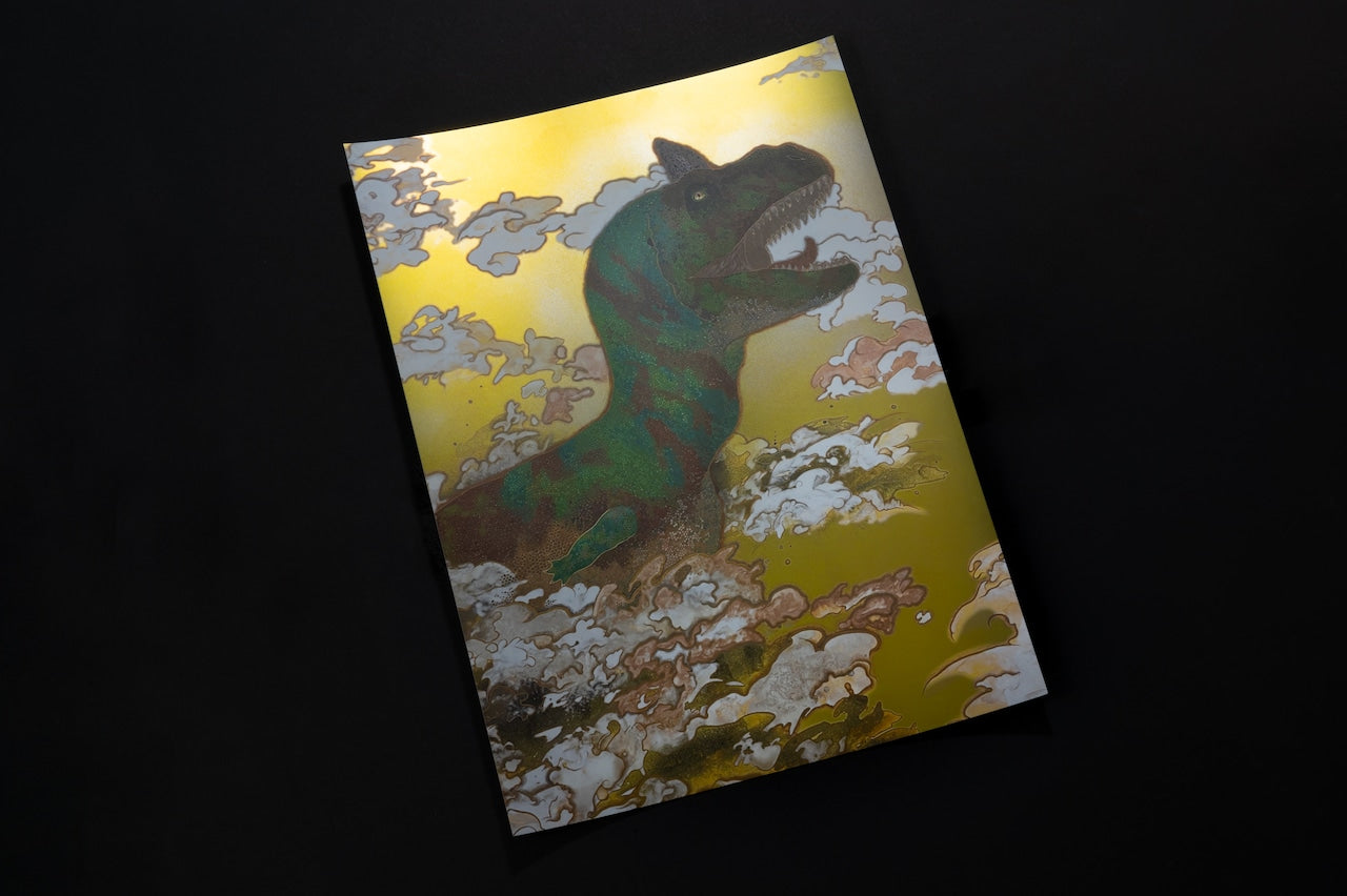 シルバーステッカー「往古来今-カルノタウルス-」