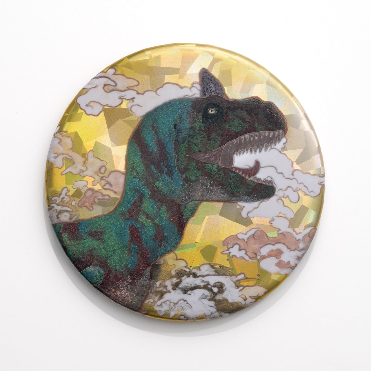 ホログラム缶バッジ「往古来今-カルノタウルス-」