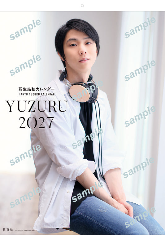 Yuzuru Hanyu “YUZURU2027”  Wall Calendar　羽生結弦カレンダー壁掛版