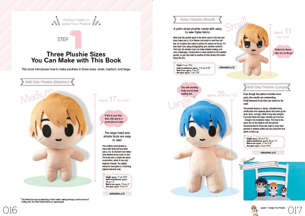 Dress-Up Oshinui: Make Your Own Favorite Character Plushies 『てづくり推しぬいBOOK』英訳版